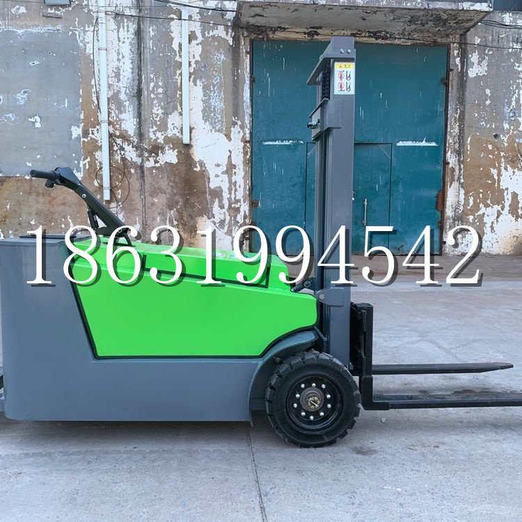 博野县小型电动叉车1吨2吨步行站驾式电瓶堆高充电装卸车液压升降车铲车
